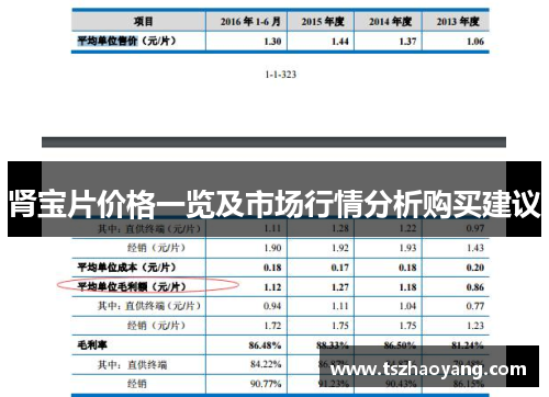 肾宝片价格一览及市场行情分析购买建议